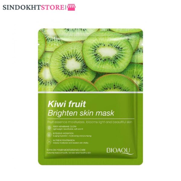 ماسک ورقه ای کیوی بیوآکوا Kiwi fruit Brighten skin mask