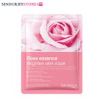 ماسک-ورقه-ای-گل-رز-بایوآکوا-rose-essence-brighten-skin-mask-