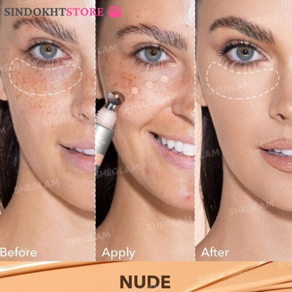 کانسیلر سر فلزی شیگلم رنگ Nude