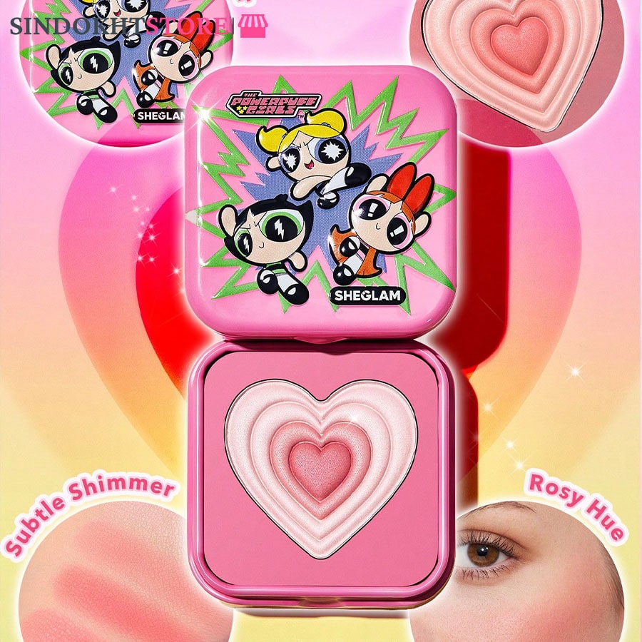 رژگونه شیگلم مدل Powerpuff Girls